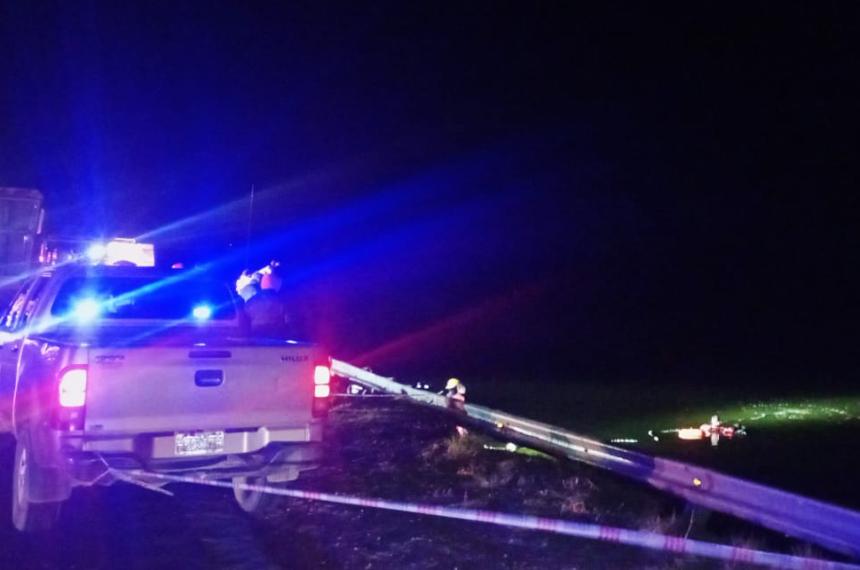 El siniestro vial ocurrió este lunes en el emblem�tico y peligroso sector de la Ruta Nacional 35