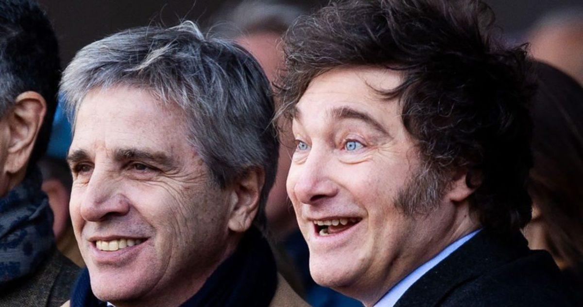 Luis Caputo y Javier Milei