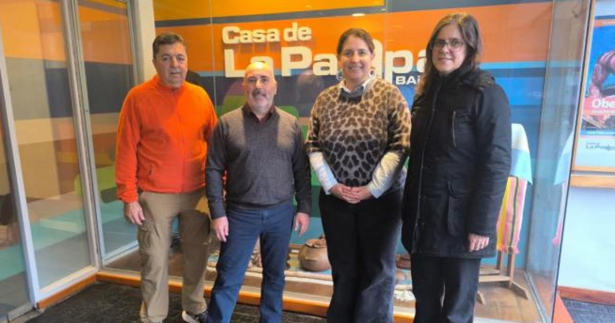 Gobbi y Greco en la Casa de La Pampa en Buenos Aires