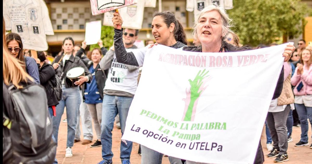 Carla Laboranti reveló que fue elegida por la lista Rosa Verde pero la conducción de UTELPa la desconoce