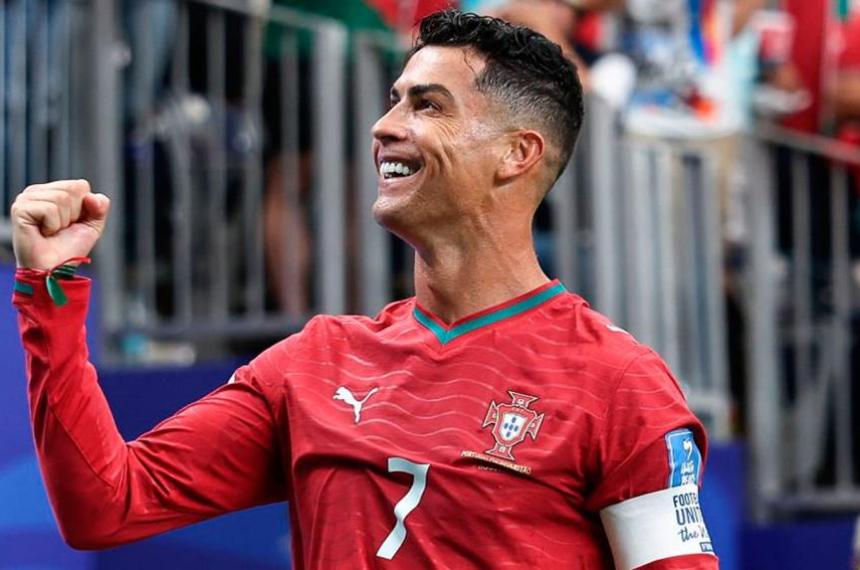 Cristiano Ronaldo celebró por duplicado ante Uzbekist�n y volvió a quedar en la historia grande del f�tbol al convertirse en el �nico jugador con goles en seis Mundiales diferentes