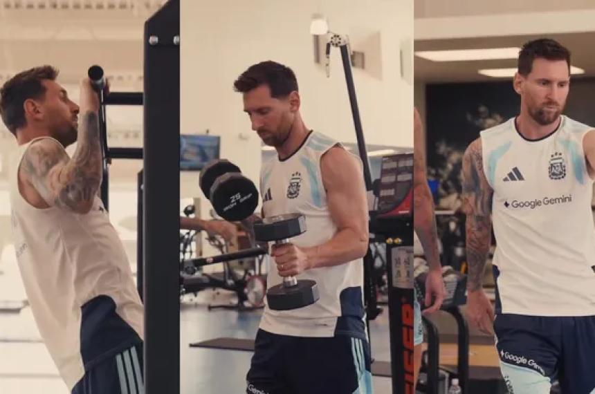 Messi se mostró entrenando en el día de su cumpleaños