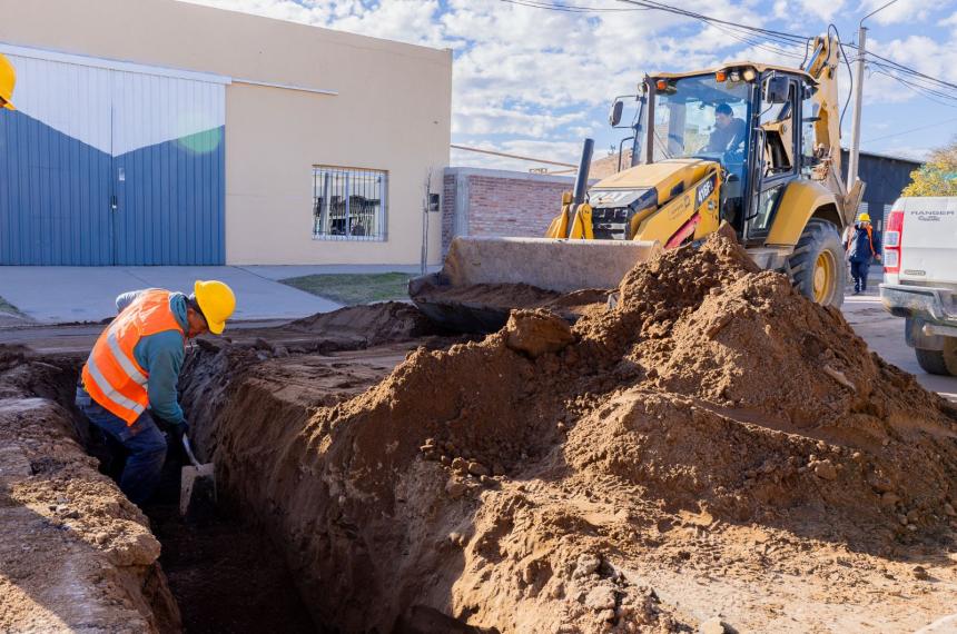 El proyecto contempló el reemplazo de las antiguas cañerías de asbesto cemento
