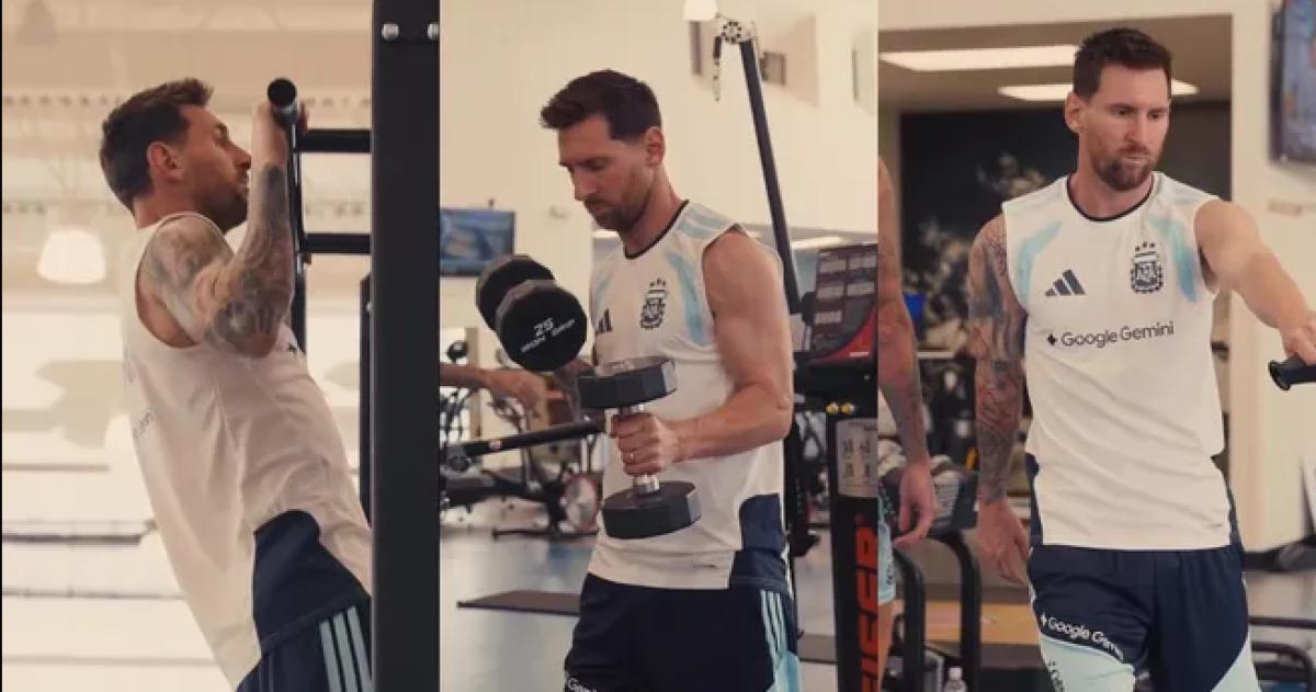 Messi se mostró entrenando en el día de su cumpleaños