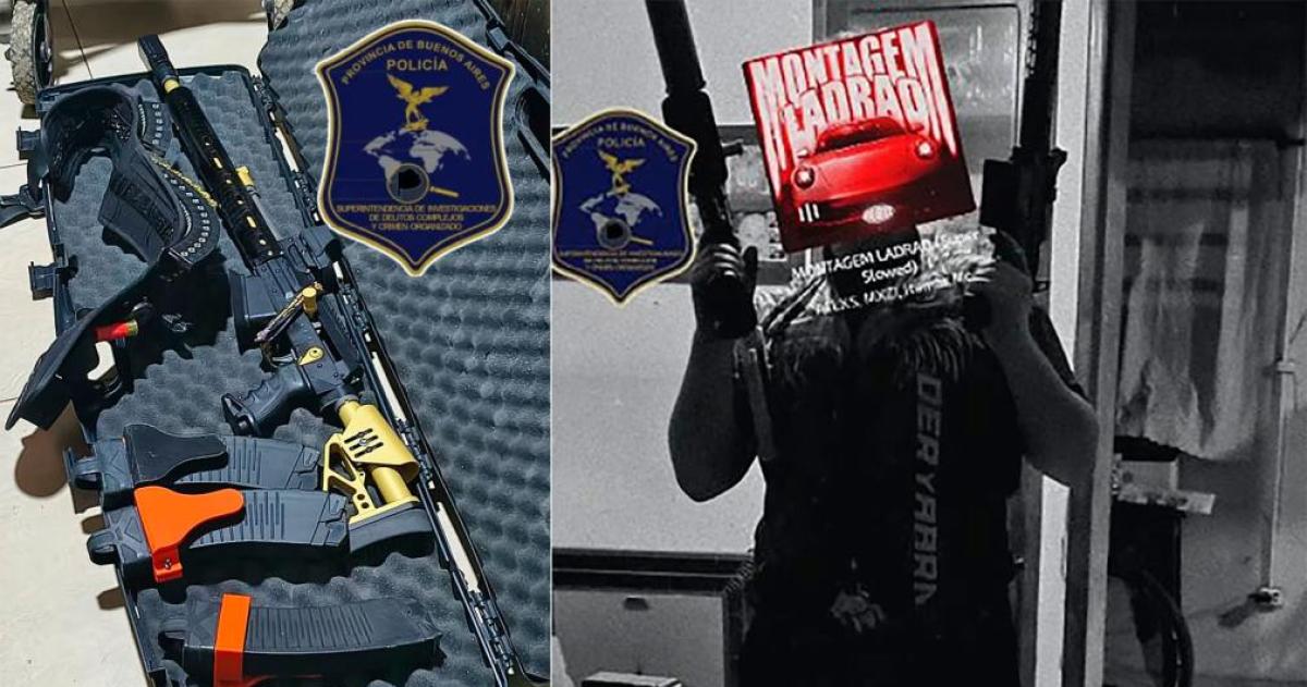El allanamiento permitió secuestrar 25 armas de fuego miles de municiones y otros elementos luego de que un adolescente publicara im�genes armado en redes sociales lo que activó una investigación preventiva de la Policía bonaerense