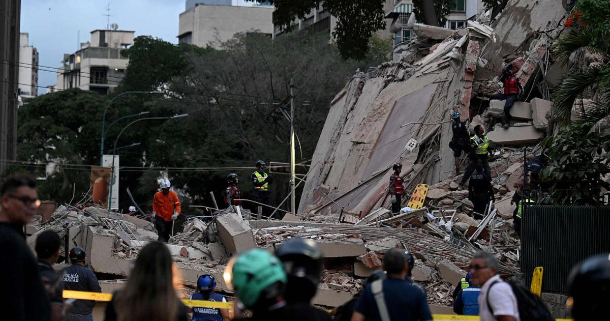 El sismo se sintió en Caracas donde fueron afectados barrios recostados sobre los cerros