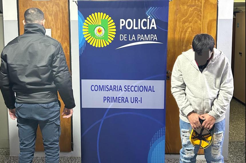 El autor del hecho fue trasladado de inmediato a los calabozos de la Seccional Primera