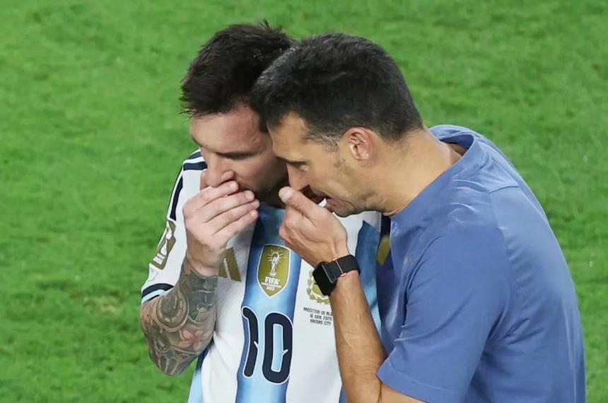 Messi no arrancar� el partido como titular