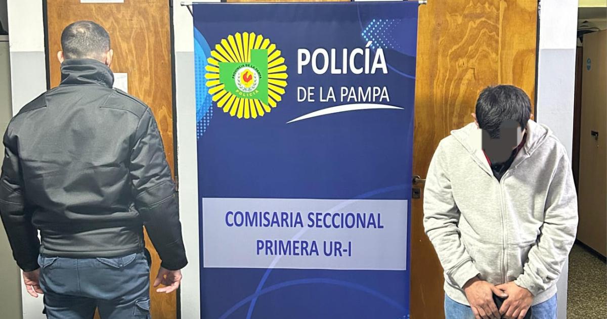 El autor del hecho fue trasladado de inmediato a los calabozos de la Seccional Primera