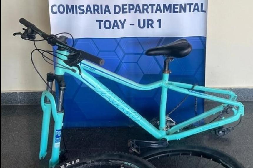 La bicicleta ser� entregada a su dueña tras las pericias