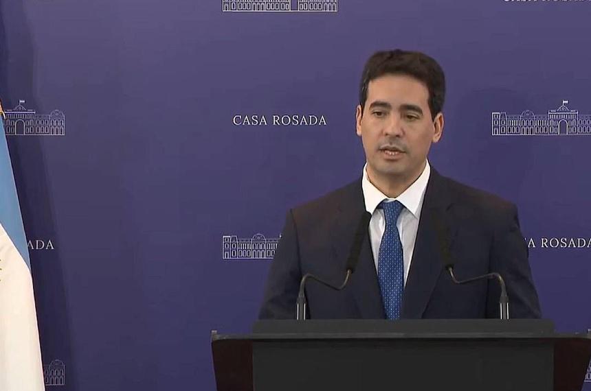 Adrian Ravier nuevo vocero presidencial
