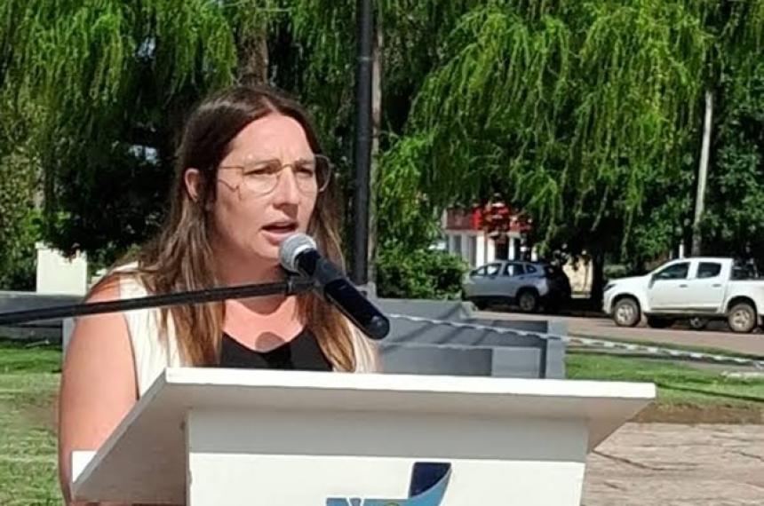 La jefa comunal de Intendente Alvear Agustina García
