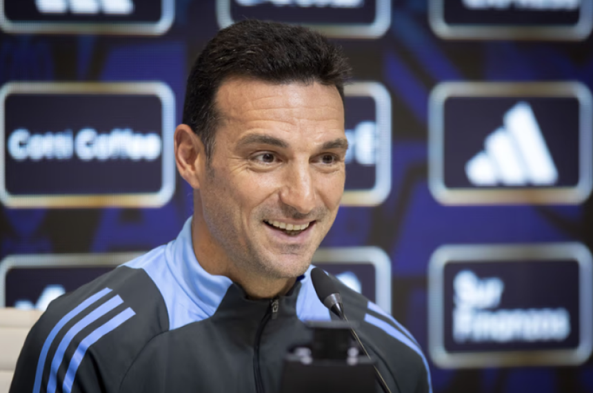 Scaloni habló desp�es del triunfo