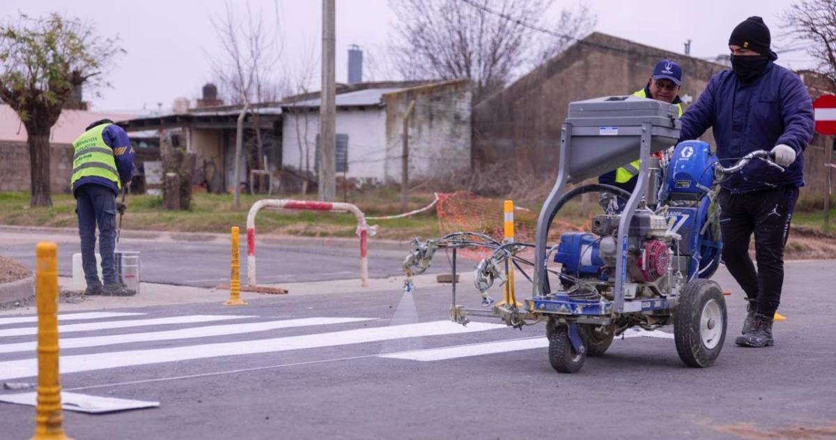 Las tareas se realizaron durante la semana en distintos barrios de la ciudad