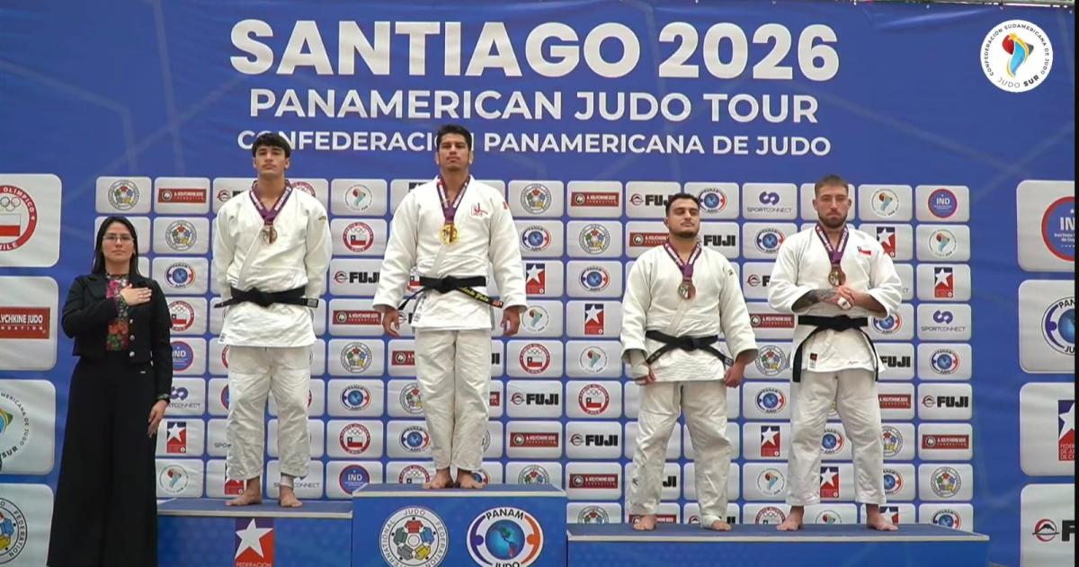 Gran actuación del santarroseño Tom�s Quinteros en Santiago de Chile