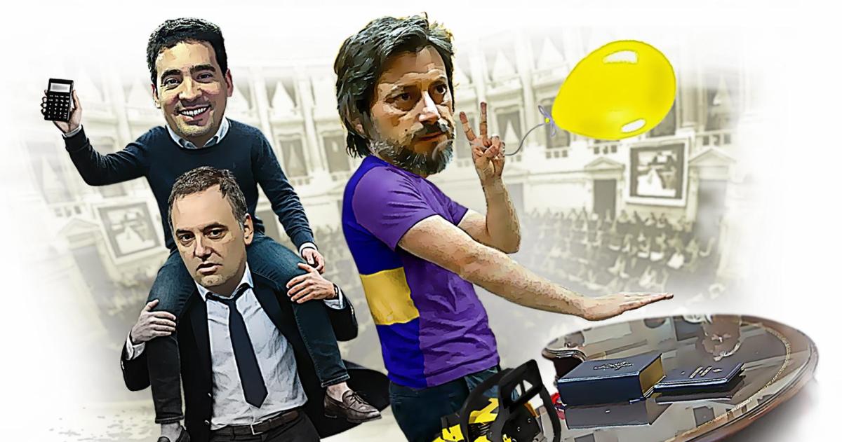 Aparecen unas figuras estelares que no se sabe si son promesas reciclados o extras de una película vieja