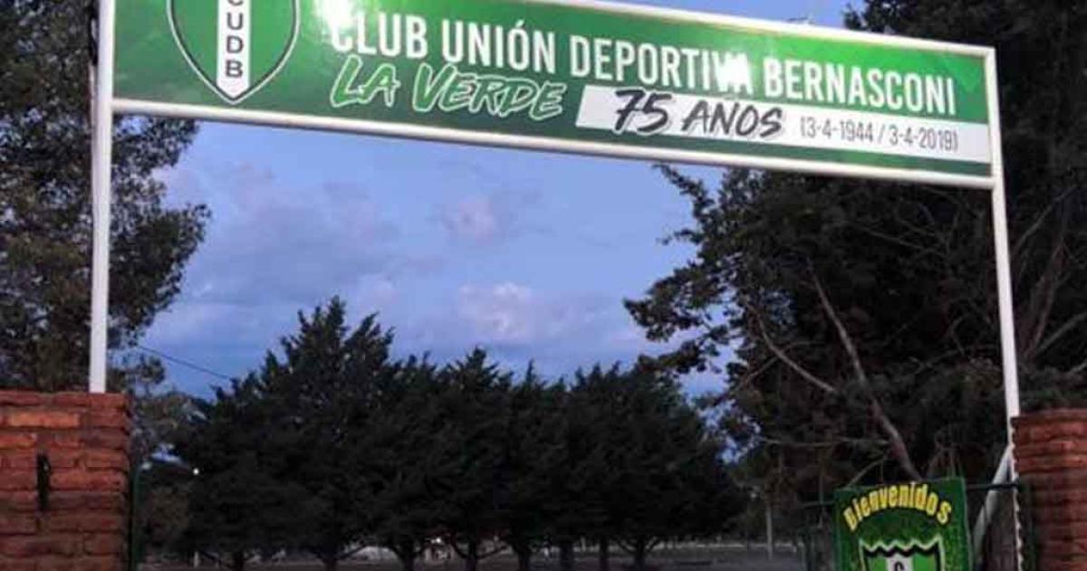 El partido se había disputado en el Club Unión Deportiva Bernasconi