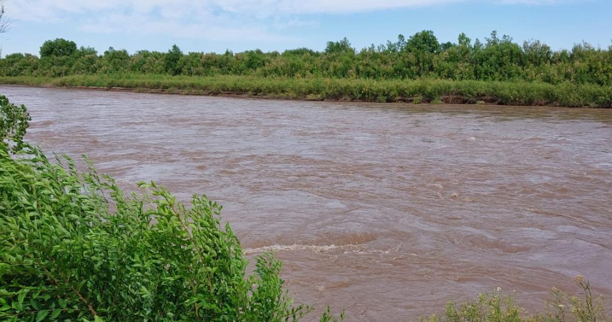 El río Colorado en territorio pampeano