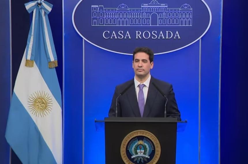 Ravier encabezó su primera conferencia de prensa