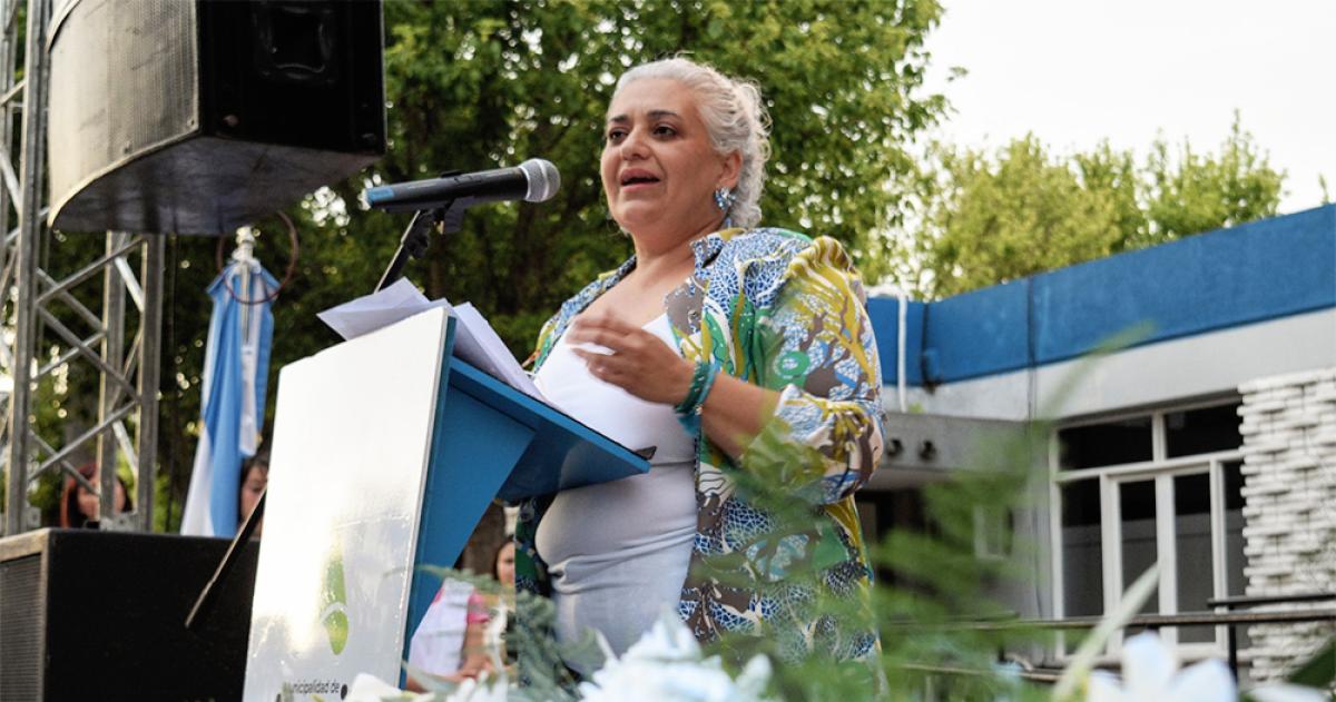 Daniela Fern�ndez intendenta de Anguil