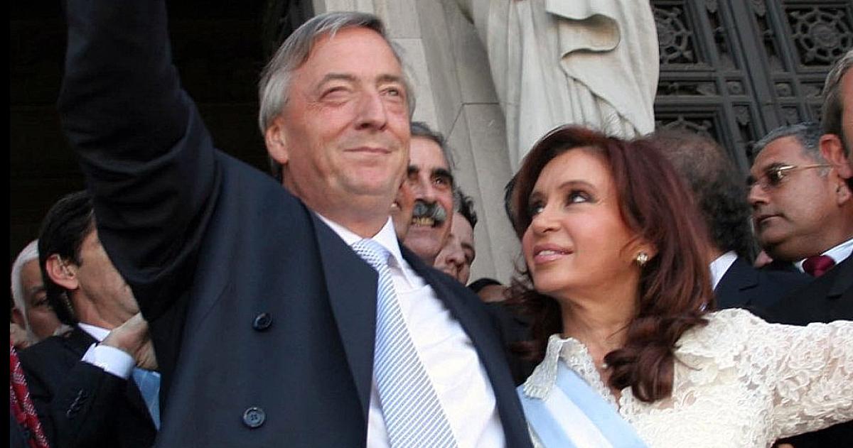 Néstor y Cristina Kirchner ex presidentes de la Nación