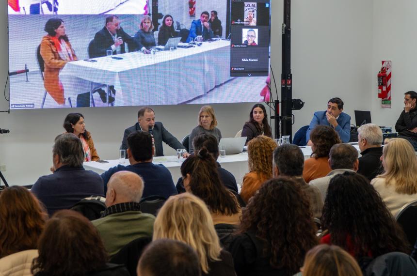 El encuentro contó con alta presencia de sindicalistas y autoridades