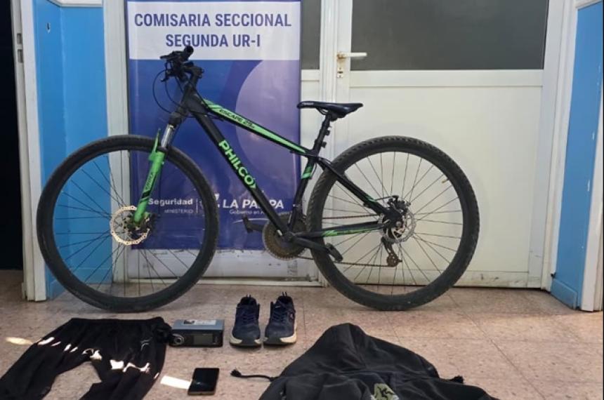 En el allanamiento la policía recuperó los elementos robados