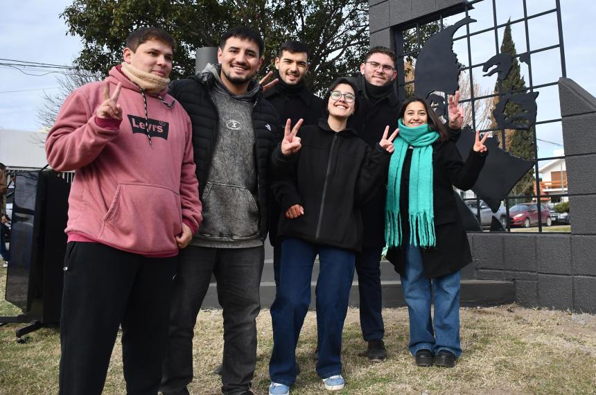Los representantes de la JP participaron del acto
