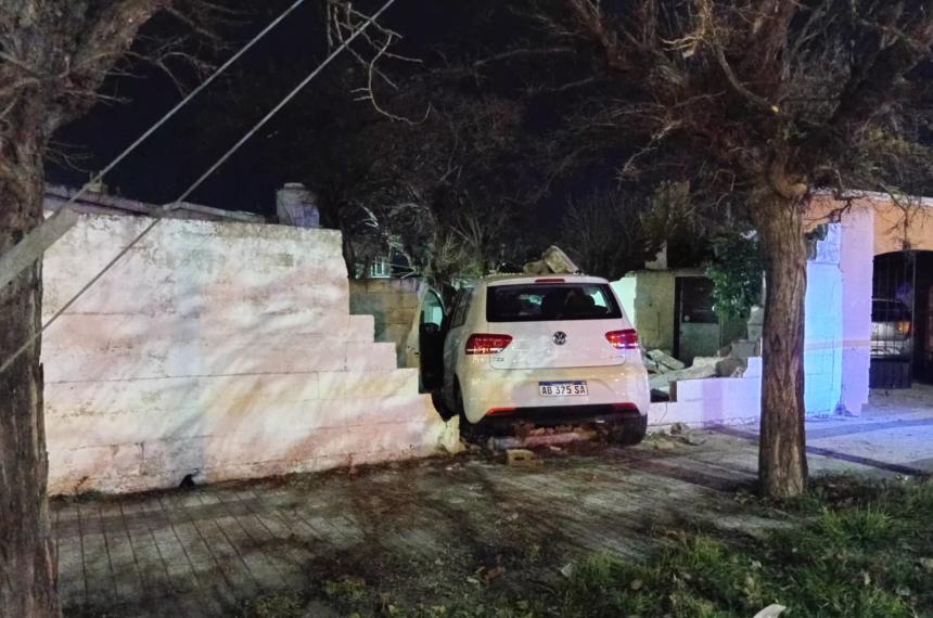 Afortunadamente la conductora no sufrió lesiones de consideración