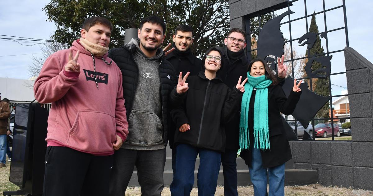 Los representantes de la JP participaron del acto