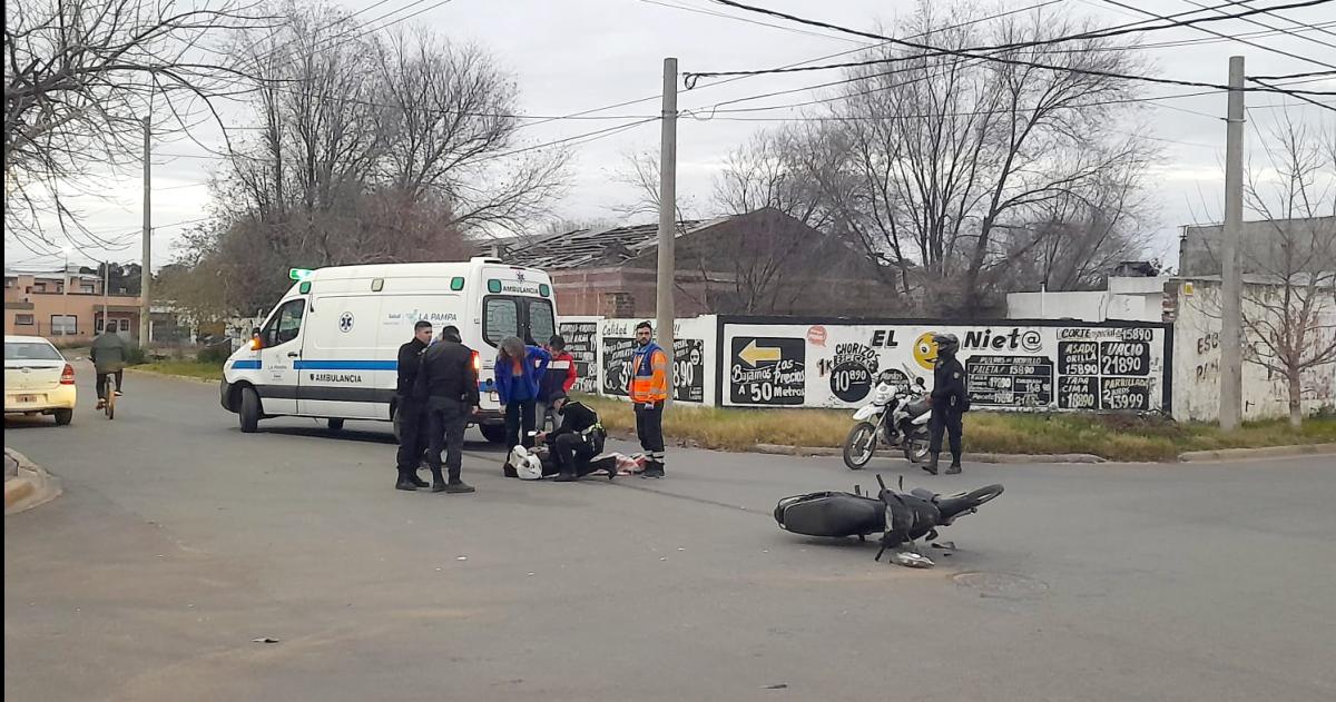 El motociclista herido asistido en Neuquén y Salta