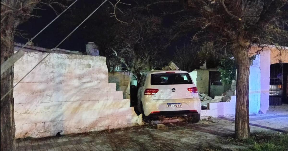 Afortunadamente la conductora no sufrió lesiones de consideración