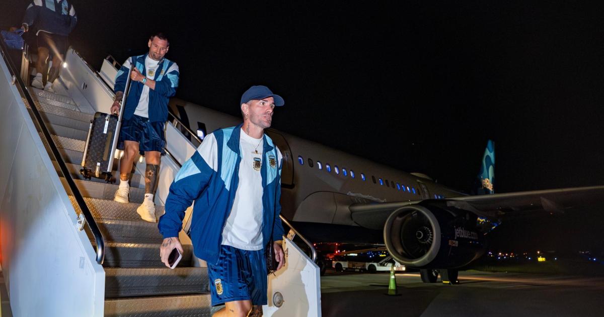 De Paul y Messi siempre juntos con destino a la concentración
