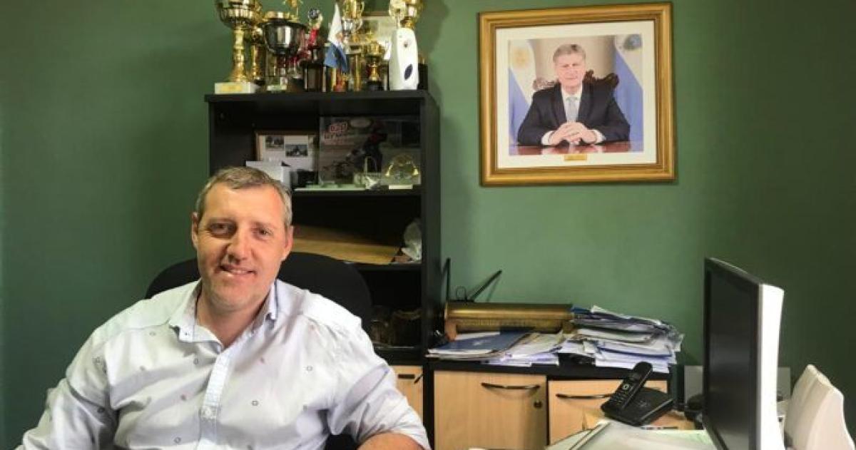 Intendente de Anchorena Gustavo Pata Pérez