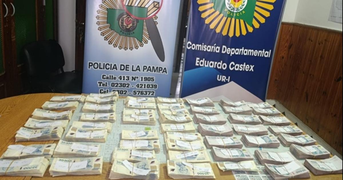 El monto recuperado era todo lo que había en la mochila