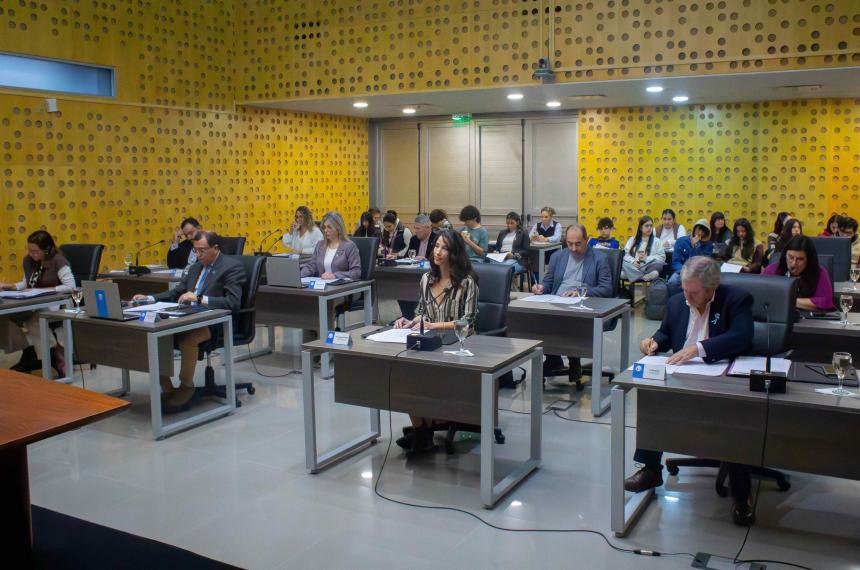 Los concejales y concejalas piquenses abordaron un extenso orden del día