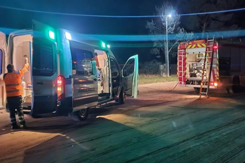 Personal del SEM y bomberos trabajaron en el lugar del incendio