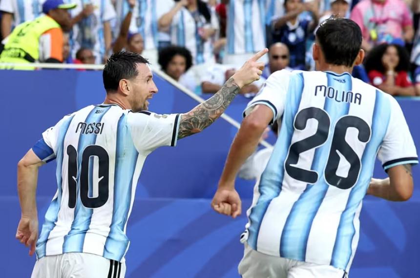 Messi anotó su séptimo gol del torneo