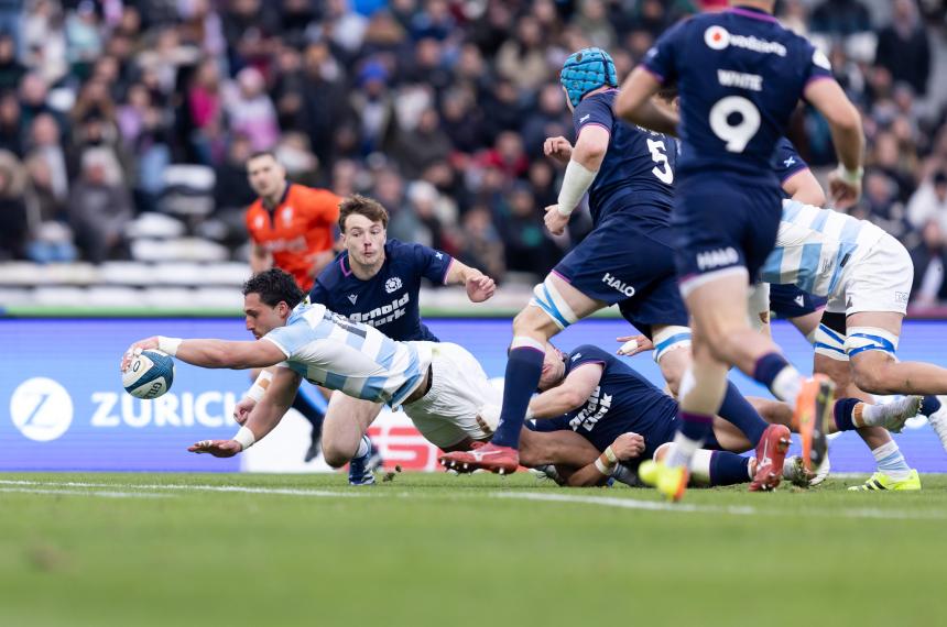 Isgró anotó un gran try para Argentina pero no alcanzó (UAR)