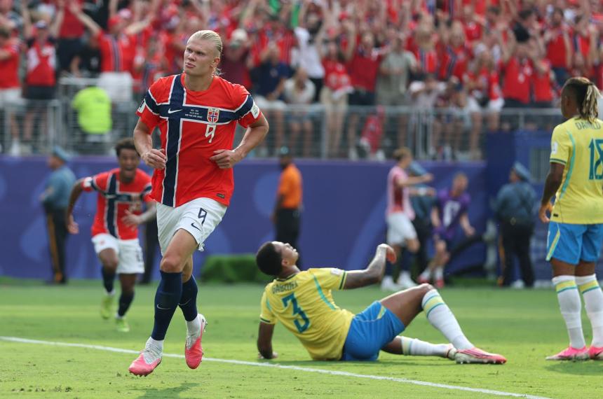 Haaland fue el verdugo de Brasil que se vuelve a casa en octavos