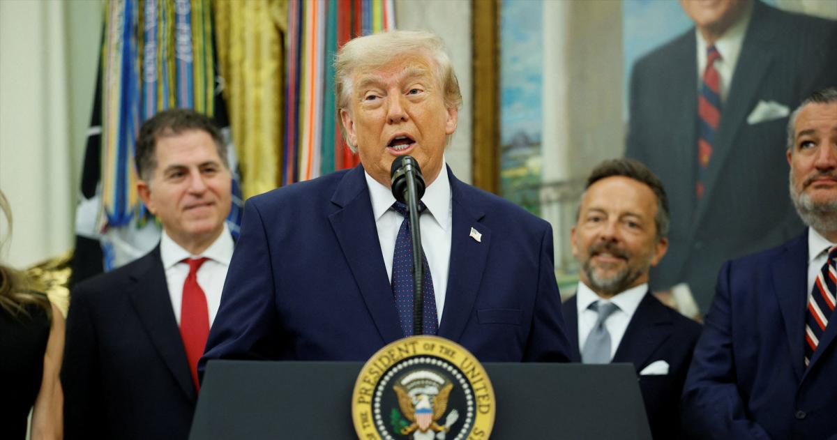Donald Trump este lunes en la Casa Blanca