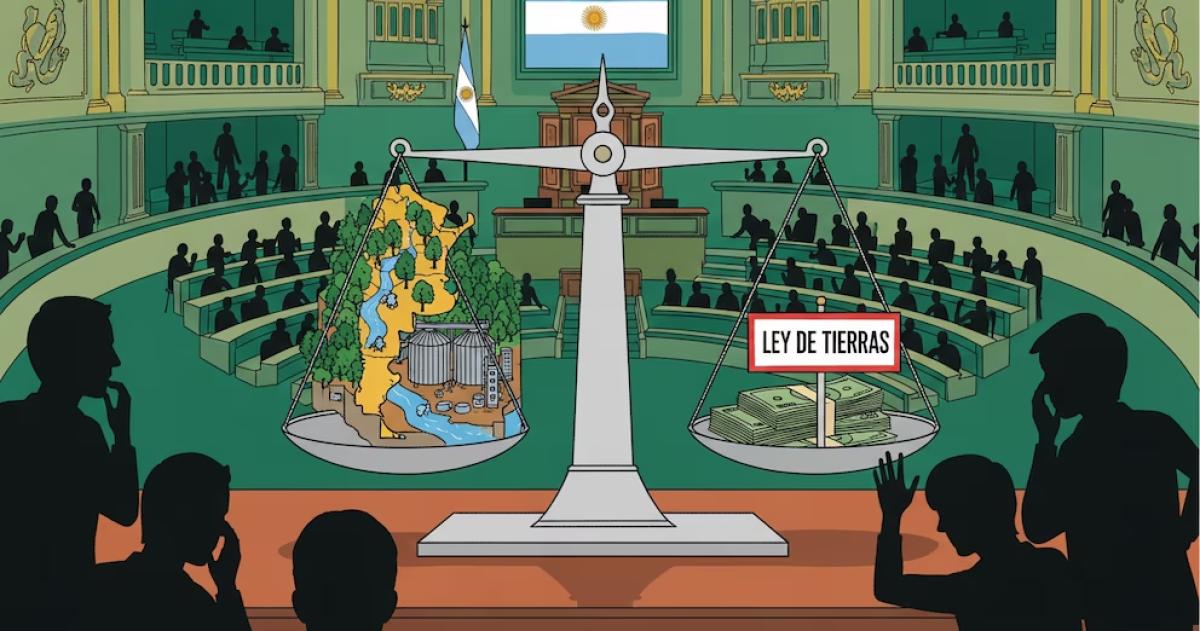El proyecto en el Congreso suprime el tope del 15-en-porciento- el cupo por nacionalidad y el límite de superficie por región fijado por la actual Ley de Tierras