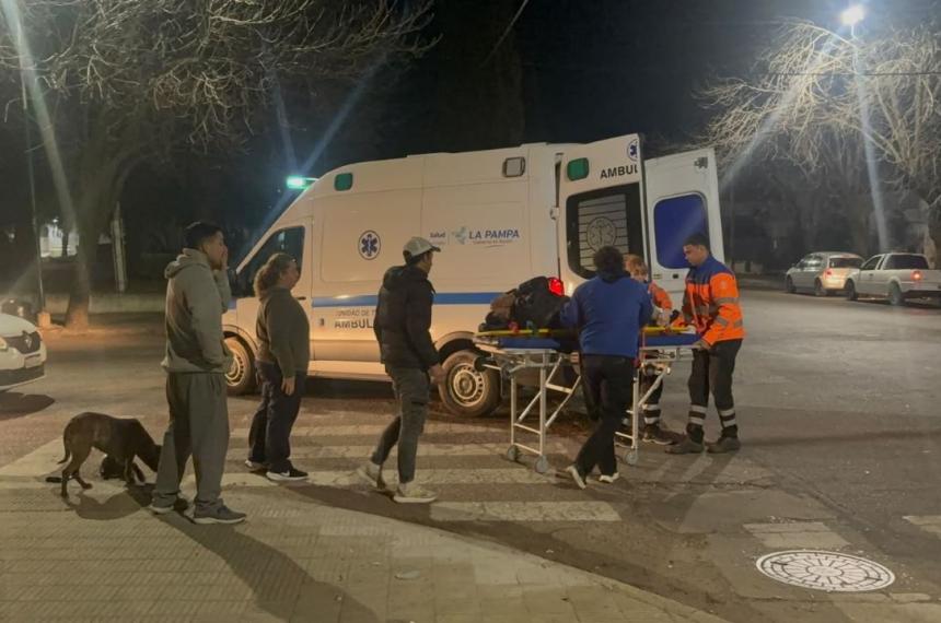 El joven lesionado fue hospitalizado