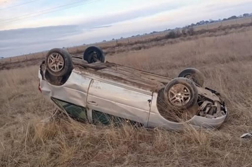 El siniestro ocurrió en el kilómetro 161 de la Ruta Nacional 35