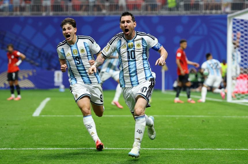 De la mano de Messi Argentina encontró el empate ante Egipto y se ilusiona