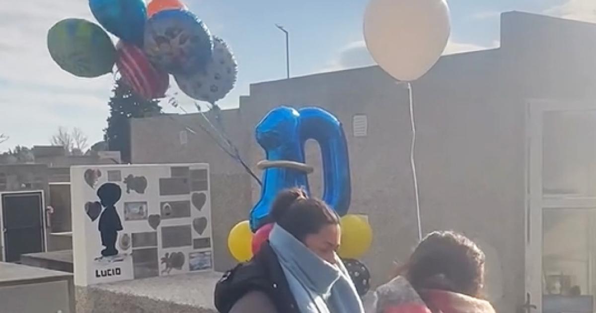 Conmovedor homenaje a Lucio Dupuy el día en que hubiera cumplido 10 años
