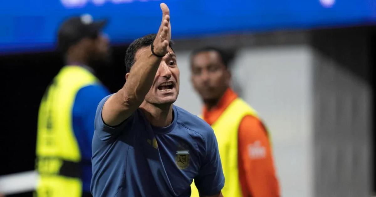 El DT vivió el partido con mucha intensidad