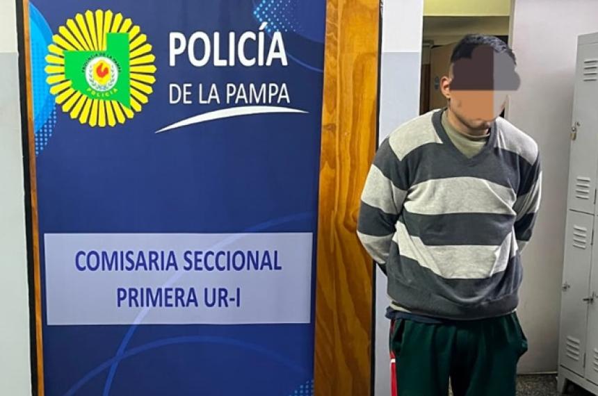 El joven fue detenido en Urquiza y San Martín