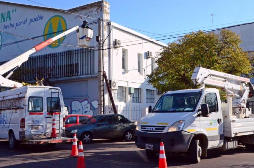 Contin�an los trabajos de la CPE  en toda la ciudad