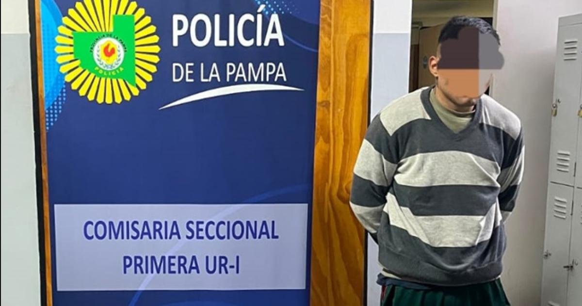 El joven fue detenido en Urquiza y San Martín